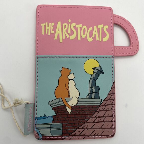 Loungefly Wallet Disney Aristocats Poster Duchess, Thomas, Marie Slim Cardholder - Picture 2 of 5